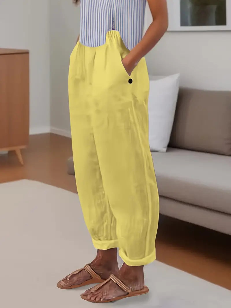 Sfrcord® Minimalist Solid Versatile Pants